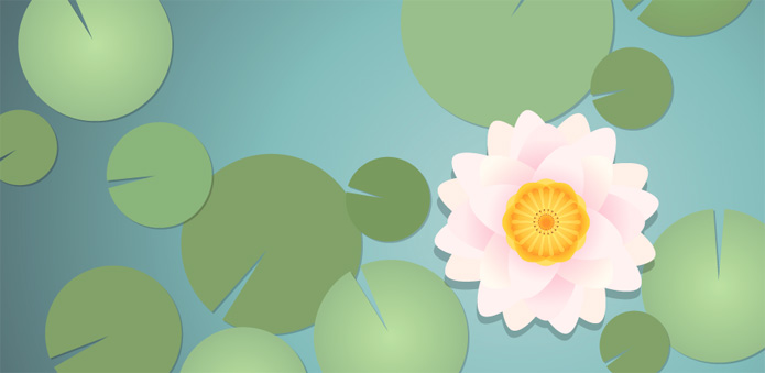How_to_create_a_water_lily_in_Adobe_Illustrator_1