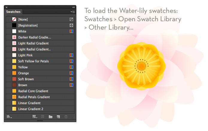 How_to_create_a_water_lily_in_Adobe_Illustrator_2