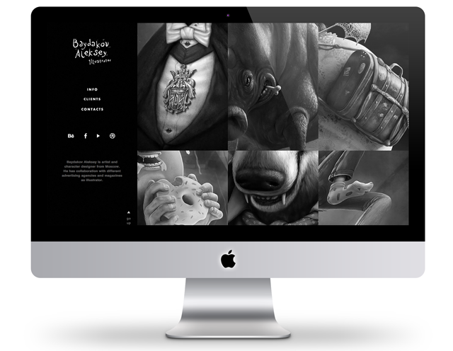 black-and-white websites-baydaku