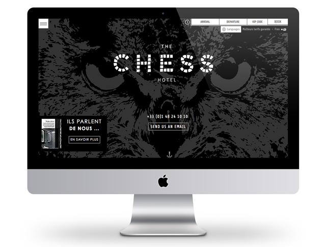 black-and-white websites-thechesshotel
