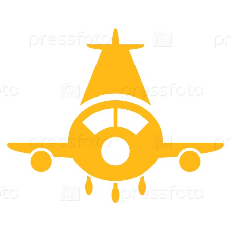 Автомобильный знак самолет